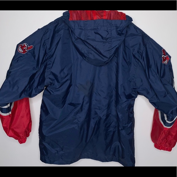 Vintage PUMA Cleveland Indians MLB Full-Zip Hoodie - Picture 3 of 8